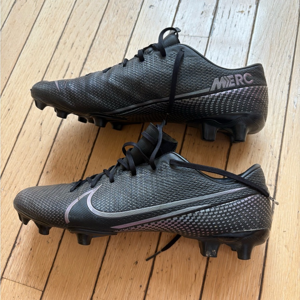 Nike Mercurial Soccer Cleats with Metallic Design